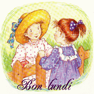 Gif animé Bon lundi filles